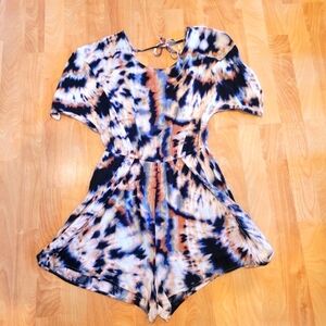 BCBGeneration Casual Tie Dye Romper Size S